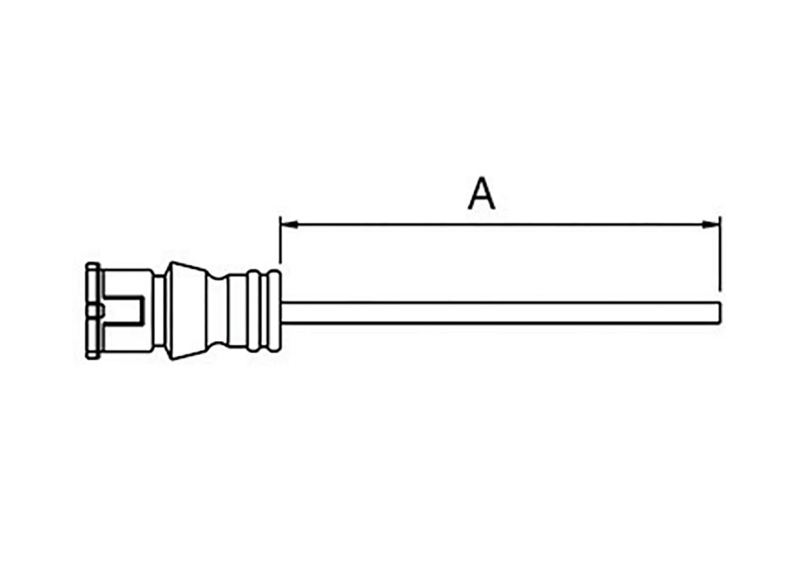 Kabel für Positionsleuchten ADR JPT weiblich / Kabellitze 4 m